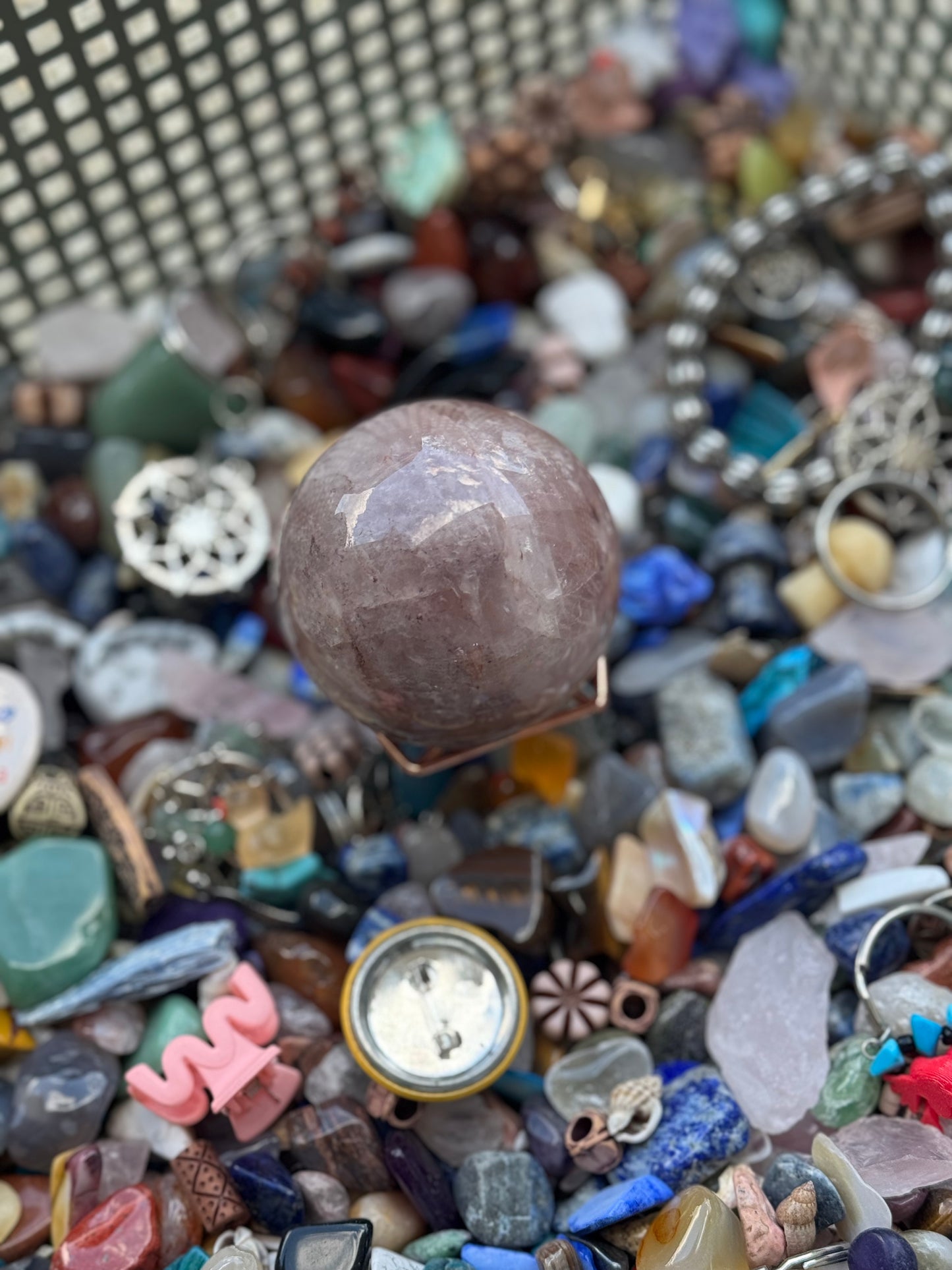 Rhodochrosite Sphere