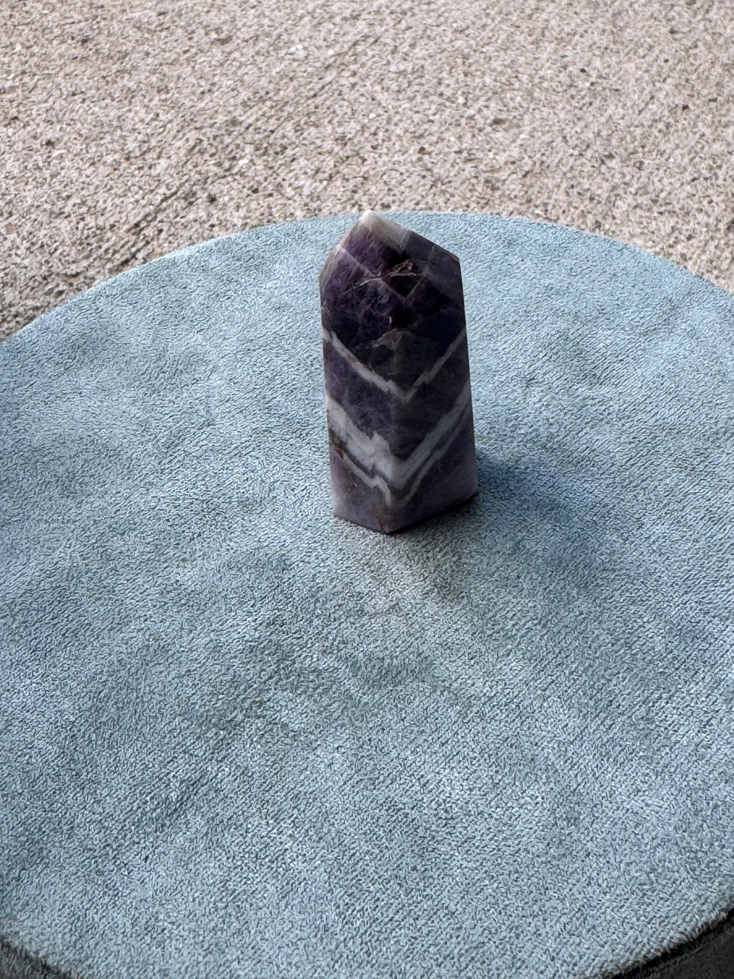 Mini Amethyst Chevron