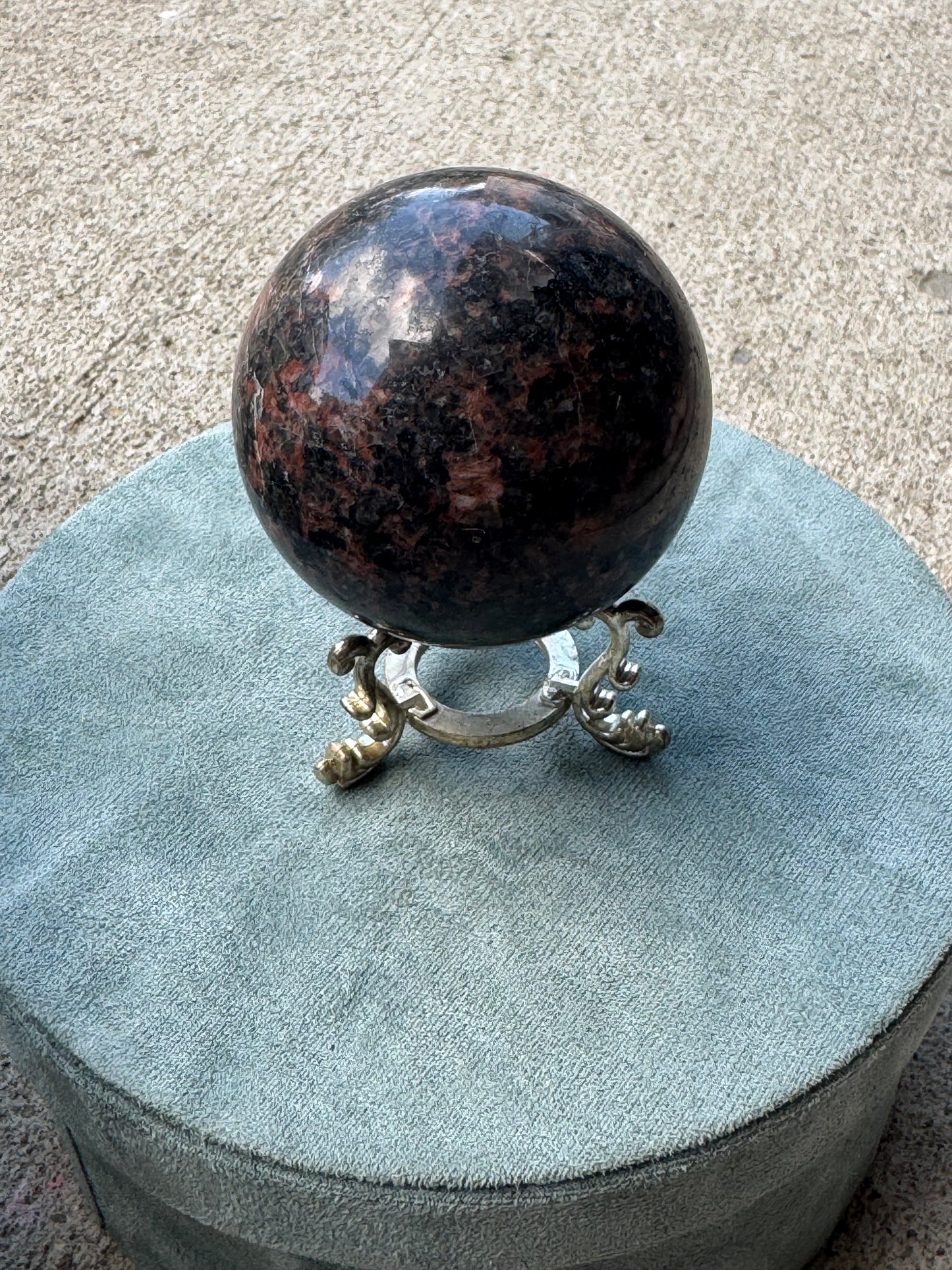 Pink Rhodonite Sphere