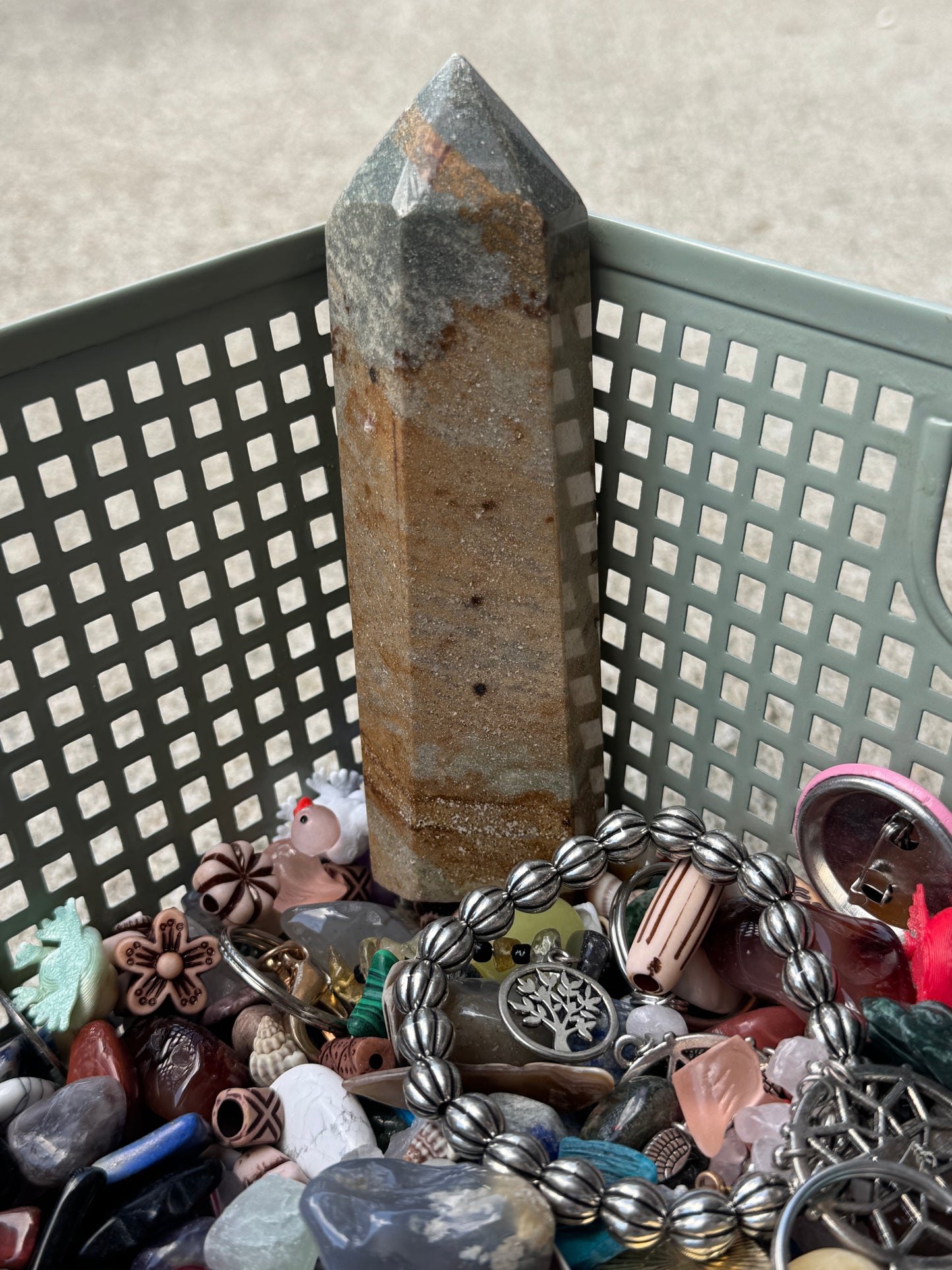 Lace Agate Tower