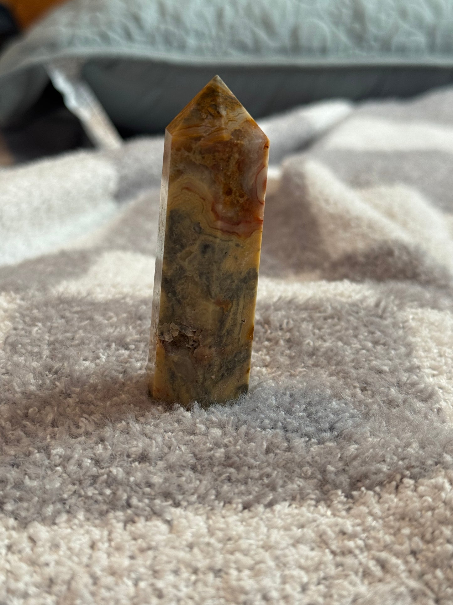 Crazy Lace Agate Tower